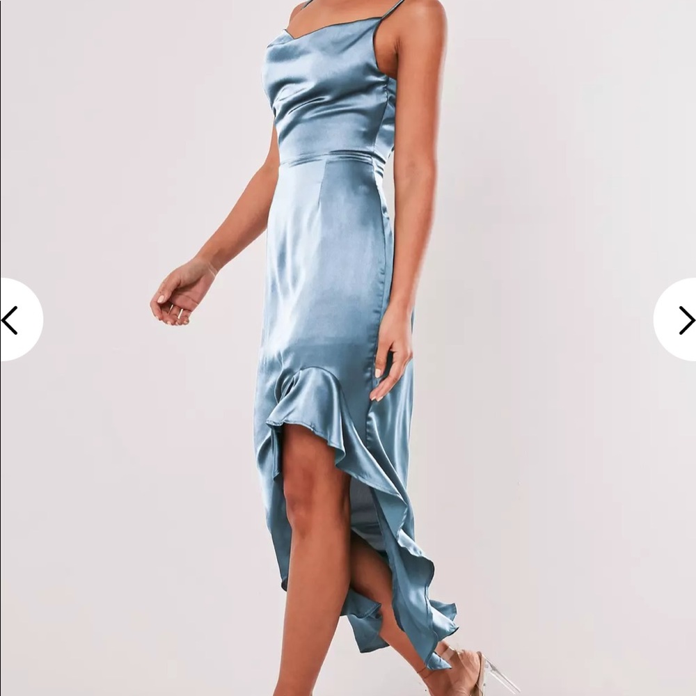 Satin Midi Dress